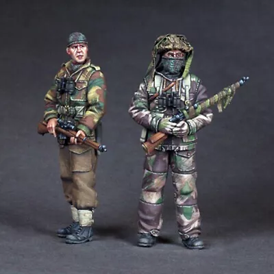 █ 1/35 Resin 2 British Snipers Unbuild Unpainted F039 • $14.24