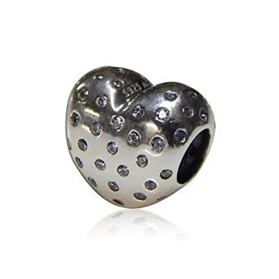 $29.95 • Buy Authentic Pandora Sterling Silver Sparkle Of Love Bead 791241CZ