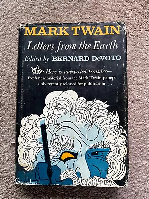 Mark Twain Letters From The Earth 1962 HC DJ 1st Edition • $30