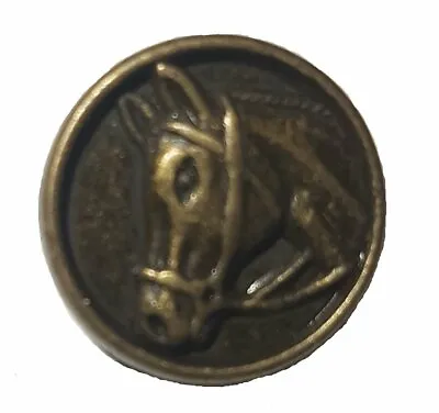 10 Horse Buttons Metal Shank Buttons 15mm (5/8 Inch) Equestrian Clothing Buttons • £2.99
