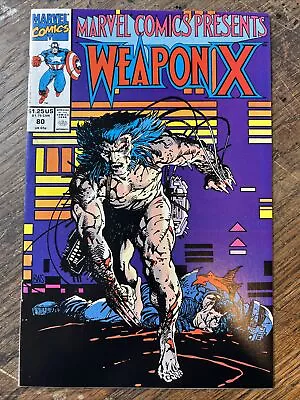 Marvel Comics Presents #80 (1991) Barry Windsor-Smith - Weapon X + Ditko Cap • $0.99