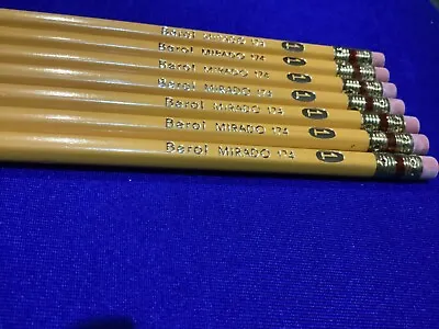 £18.87 • Buy 7 Vintage NOS Berol Mirado 174 #1 Soft Writing Pencils With Box