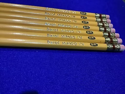 £18.87 • Buy 7 Vintage NOS Berol Mirado 174 #1 Soft Writing Pencils With Box