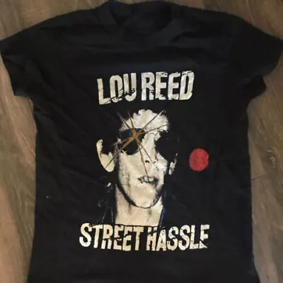 VTG Street Hassle LOU REED Shirt Classic Black Unisex Size S-2345XL DH4837 • $18.99