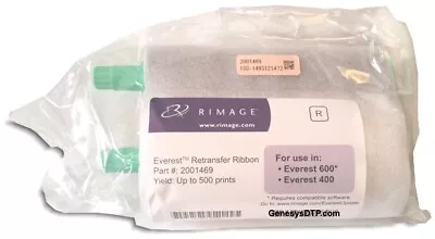 1pc RIMAGE EVEREST ReTransfer Ribbons (#2001469) 4 Rimage Everest 400/600/Encore • $59.99