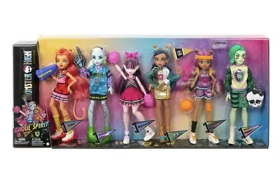 Monster High Dolls Ghoul Spirit Sporty Cheerleaders   6 Pack • $69.95