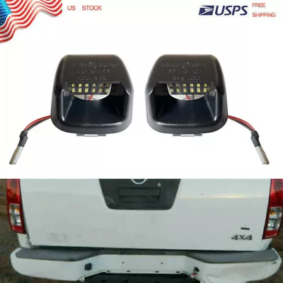 For Nissan Frontier 1 Pair License Plate Light Rear Bumper Lamp Housing Cover • $9.70