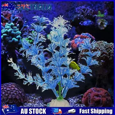 AU Aquarium Plant Fish Tank Decor Goldfish Tank Decorations Hides Accessories • $6.85