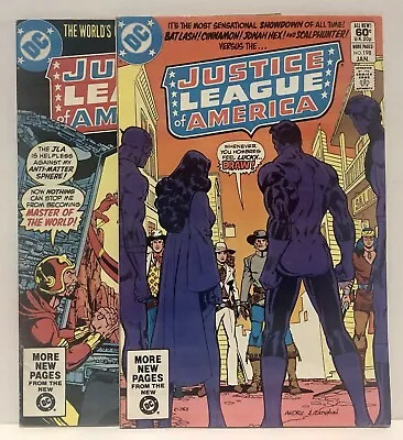 JUSTICE LEAGUE OF AMERICA #s 198 199 [1st 1960 Comic DC] VF Jonah Hex Batman • $29