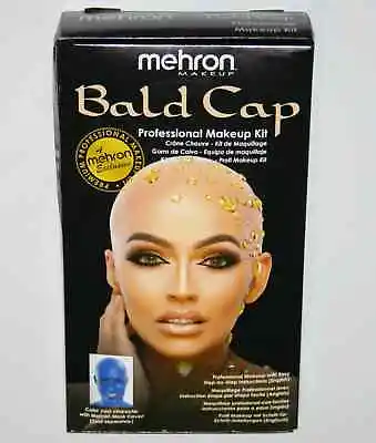 Bald Cap Kit Professional Theatrical Movie Character Instructions Mehron Makeup • $31.30