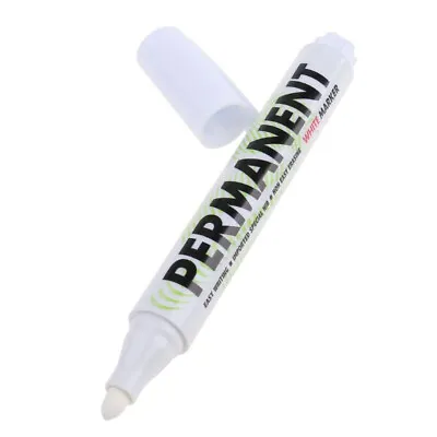 Car Bike Tyre Tire Metal Marker White Permanent Oil Based Paint Pen Waterproof • $15