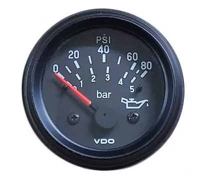 VDO Gauge Oil Pressure 80 Psi Genuine Cockpit International 350-93400 2 /52mm • $388