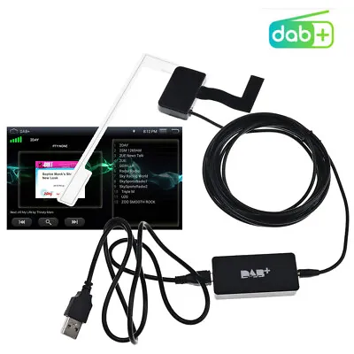 Car Digital DAB+Adapter Tuner Audio Radio Box USB Receiver Antenna For Android  • £30.32