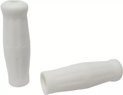 HD White Old School Grips Wo Throttle Sleeve V-Rod Muscle 09-17 • $34.95