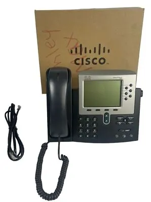 $21.77 • Buy Cisco IP Phone CP-7960G VoIP Phone 6-Line Office Business Telephone With Handset