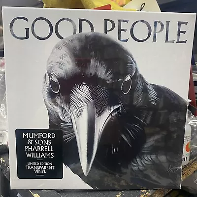 MUMFORD & SONS/PHARRELL WILLIAMS - Good People (2024) NEW CLEAR VINYL 7” SINGLE • $14.07