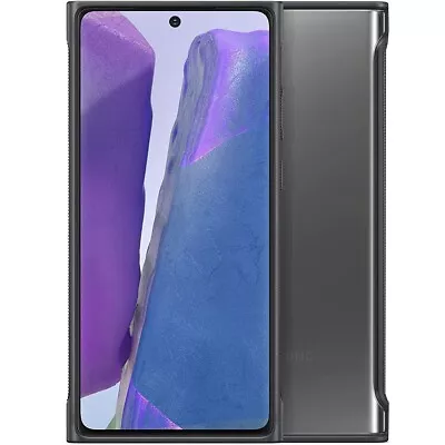 Case For Samsung Galaxy Note 20 Back Protection Official Cover Black With Clear • £5.89