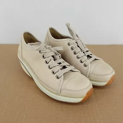 MBT Nasafi 400273-124 Womens US 5-5.5 Beige Lace Up Low Top Walking Shoes • $39.99