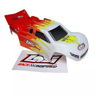 Losi Mini-T 2.0 Body Factory Painted & Decaled With Wing Red White Truck • $27.99