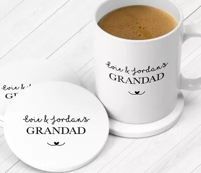 Grandad Mug BIRTHDAY Gift For Grandpa Him Papa Personalised Present From Kids • £11.49