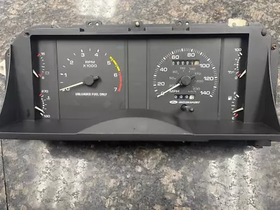 87-89 Ford Mustang Instrument Cluster With 140mph Ford Motorsport Speedo • $495.74