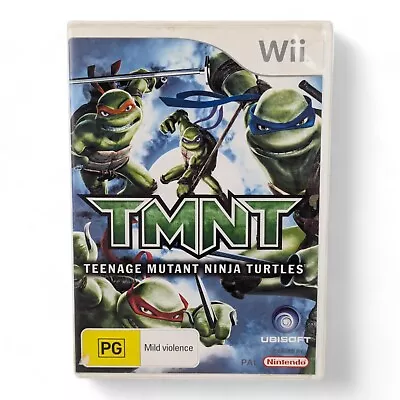 Nintendo Wii TMNT Teenage Mutant Ninja Turtles Game PAL • $10.99