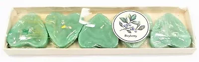 Carolina Designs Floating Heart Shaped Candles Green Bayberry Scent Set Of 5  • $17.09