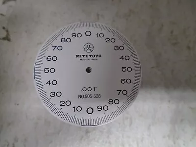 Mitutoyo PARTS 505-628-50 Dial Caliper Dial Only • $6