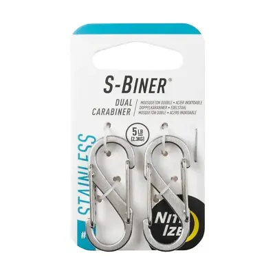 #1 Stainless S-Biner (2-Pack) • $6.81