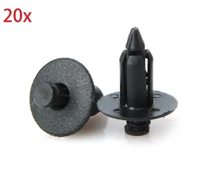 £6.63 • Buy 20x 8mm Hole Bike Fasteners Plastic Rivet Fairing Trim Clips Honda Yamaha Suzuki
