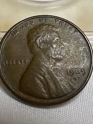 1969 D Floating-Roof Penny No FG Initials & No Lincoln Figure On Reverse. • $389.99