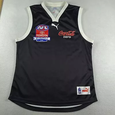 AFL Toyota Grand Final 2006 Jersey Coca Cola Zero Black Sleeveless Size XL • $30