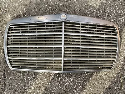 Mercedes Benz W123 Front Grille Fin Guard Chrome 300D Grill Emblem • $65