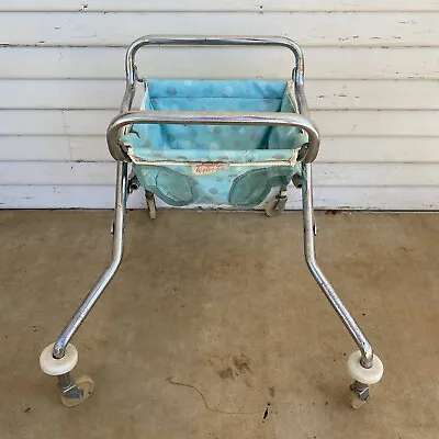 Vintage Genuine Taylor Tot Baby Walker Blue And Spotted Not Stroller Fair Cond • $100
