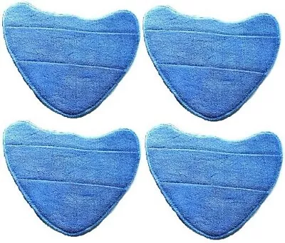 4 X Vax S-7-A Microfibre Cleaning Pads For Total Home Master Steam Cleaner Mops • £12.99