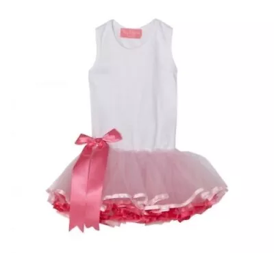 Mud Pie Tiny Dancer Ribbon TuTu Dress Baby 0-6 Months NWT And Hanger • $10