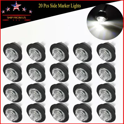 20x 3LED Deck Marine Boat Lights 3/4  White Stern Transom Light • $18.96