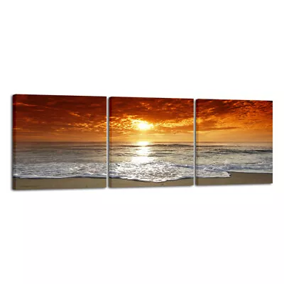 $39.92 • Buy Canvas Print Picture Paintings Wall Art Home Decor Sea Beach Landscape Framed 