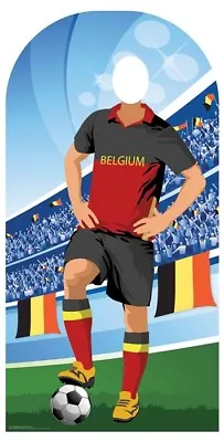 World Cup 2018 Belgium Football Adult Stand-in Lifesize Cardboard Cutout • £40.99