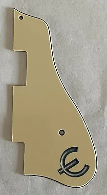 Guitar Parts Guitar Pickguard For Epiphone 1964 Casino & E LogoVintage Yellow • $16.99