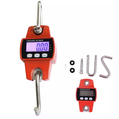 Digital Crane Scale 100g/300kg Handheld Industrial Electronic Hanging Scale • £30