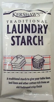 £5.81 • Buy Kershaws Laundry Starch 200g Linen Cotton Washing Hand Machine Wash Slime Making
