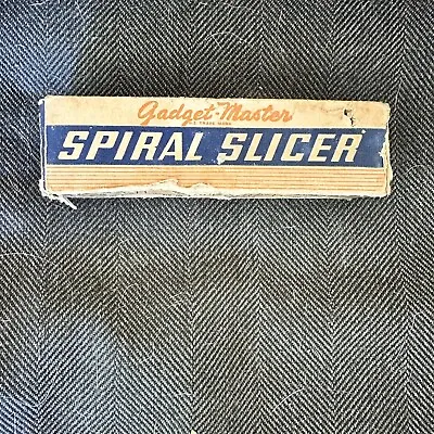 Vintage  Popiel Gadget-Master # 6 SPIRAL SLICER W/ Original Box • $10