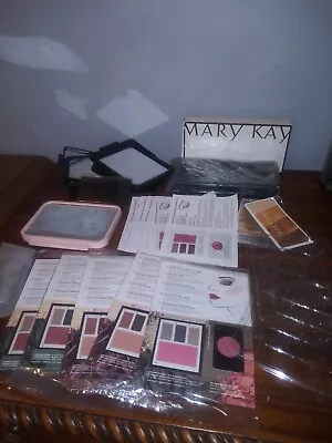 Lot Of Mary Kay Mixed Color Sample Eye Lip Cheek Lipstick Caddy Mirror Finder • $39.99