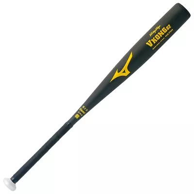 Mizuno Hardball Bat V Kong 02 Black 2TH-20441 84cm 900g New Victory Stage Japan • $190