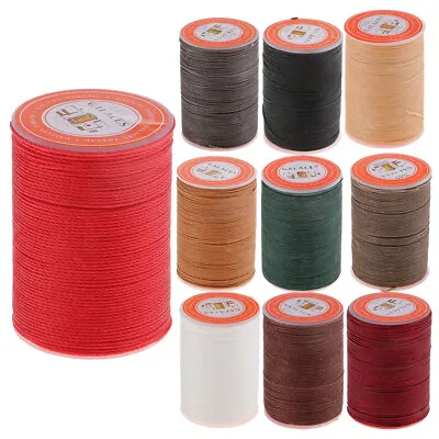 £6.25 • Buy Waxed Polyester Sewing Thread Strong For Shoes Tents Luggage Sewing 85 Meters