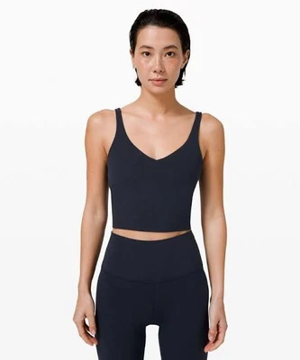 $2 • Buy LULULEMON Align Tank In Black Size 6 = AUSTRALIAN 10 Gym Active Wear Athleisure