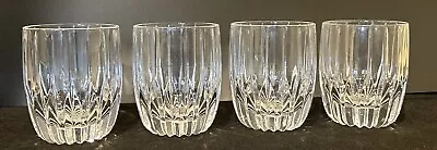 4  Mikasa Park Lane Crystal Double Old Fashioned Glasses • $75