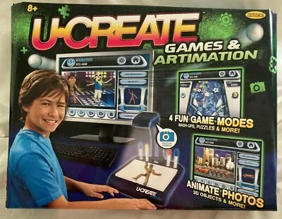 U-CREATE GAMES & ARTIMATION  *  4 GAME MODES *  ANIMATE PHOTOS * MAC Or PC  2009 • $10.49