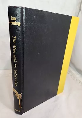 1965 The Man With The Golden Gun Ian Fleming James Bond NAL Edition Vtg HC Book • $14.50